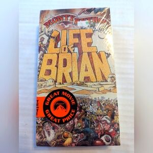 Monty Python Life Of Brian VCR Tape Brand New Sealed Vintage